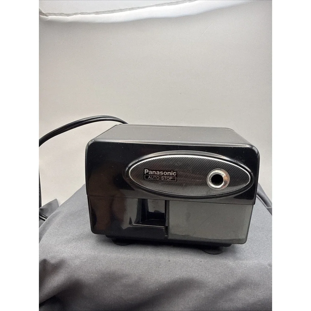 Panasonic KP-310 Electric Pencil Sharpener Auto-Stop Black, TESTED